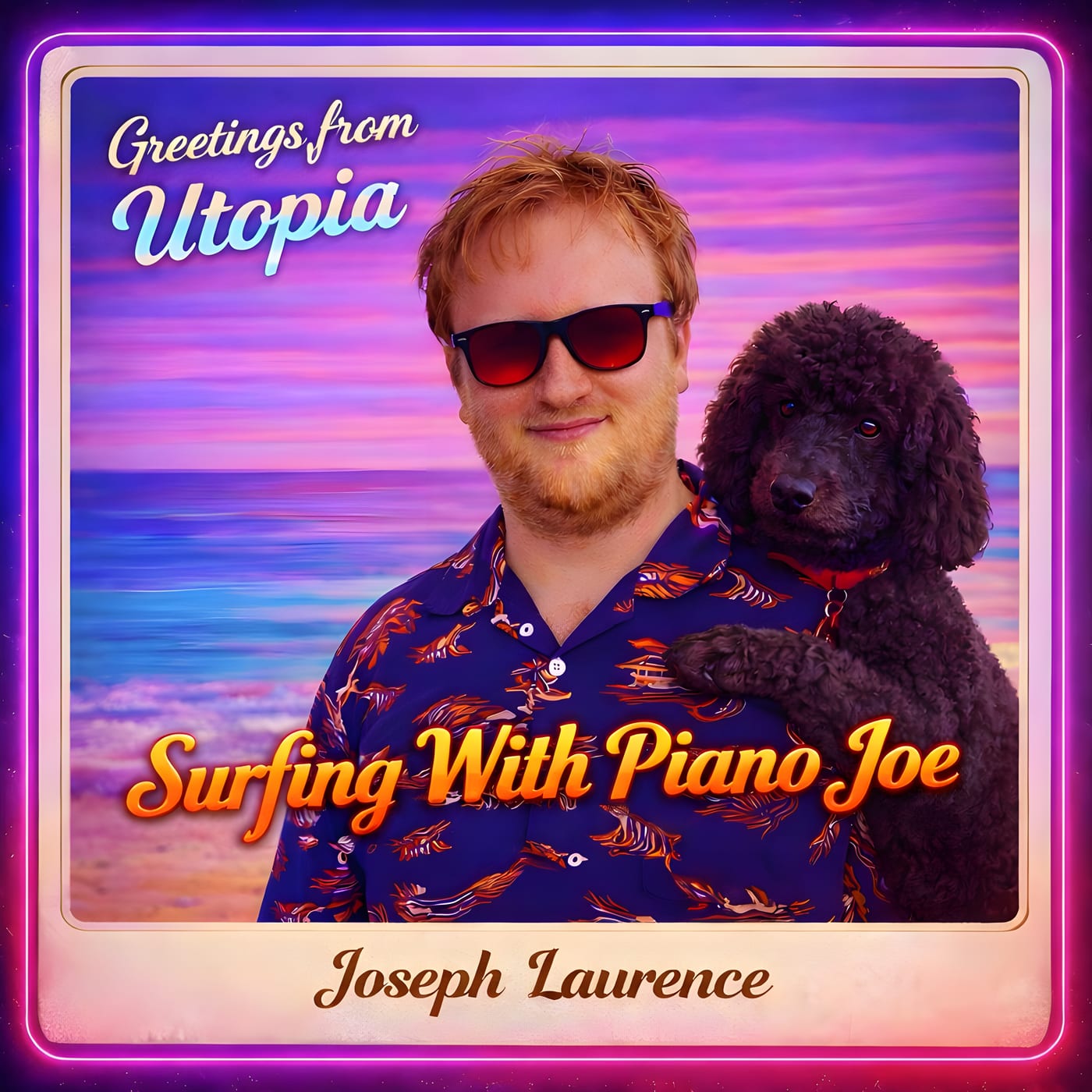 Surfing With Piano Joe by Joseph Laurence - Single cover artwork